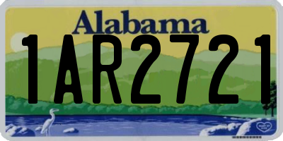 AL license plate 1AR2721