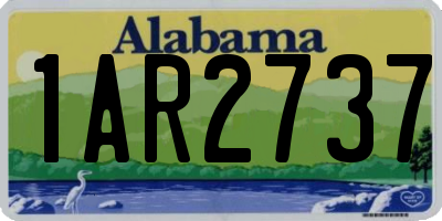 AL license plate 1AR2737
