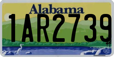 AL license plate 1AR2739