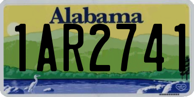 AL license plate 1AR2741