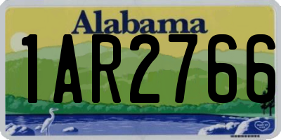 AL license plate 1AR2766