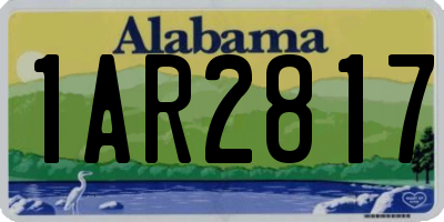 AL license plate 1AR2817