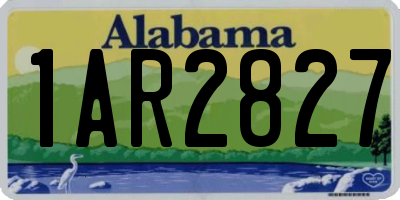 AL license plate 1AR2827