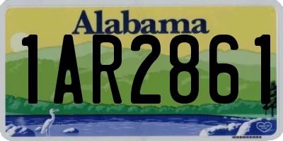 AL license plate 1AR2861