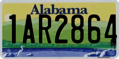 AL license plate 1AR2864