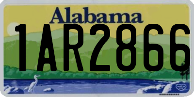 AL license plate 1AR2866