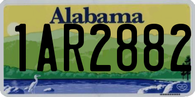 AL license plate 1AR2882