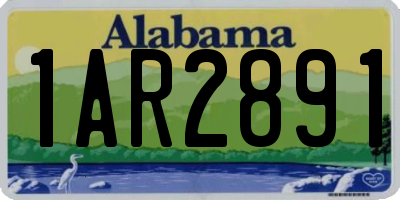 AL license plate 1AR2891