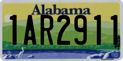AL license plate 1AR2911