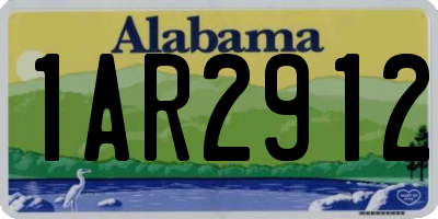 AL license plate 1AR2912