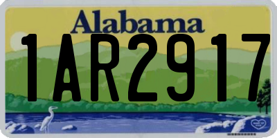 AL license plate 1AR2917