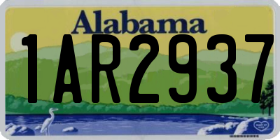 AL license plate 1AR2937