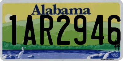 AL license plate 1AR2946