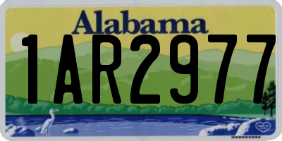 AL license plate 1AR2977