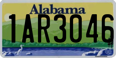 AL license plate 1AR3046