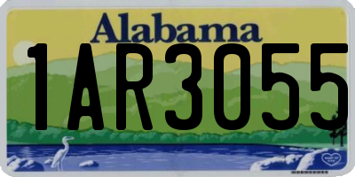 AL license plate 1AR3055
