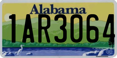 AL license plate 1AR3064