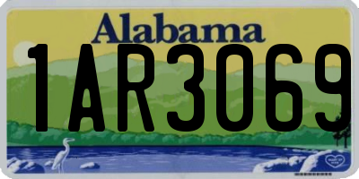 AL license plate 1AR3069