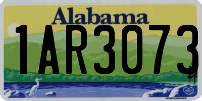 AL license plate 1AR3073
