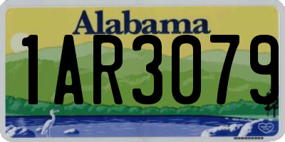 AL license plate 1AR3079