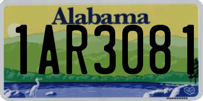 AL license plate 1AR3081