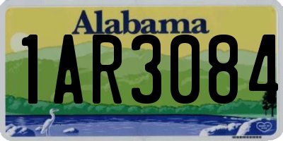 AL license plate 1AR3084