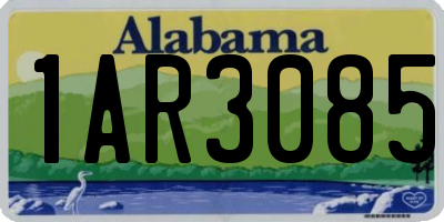 AL license plate 1AR3085