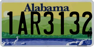 AL license plate 1AR3132