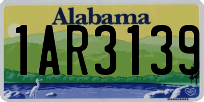 AL license plate 1AR3139