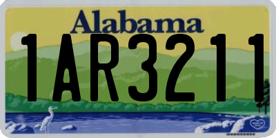AL license plate 1AR3211