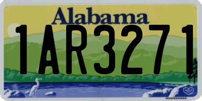 AL license plate 1AR3271