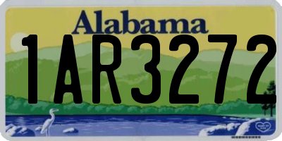 AL license plate 1AR3272