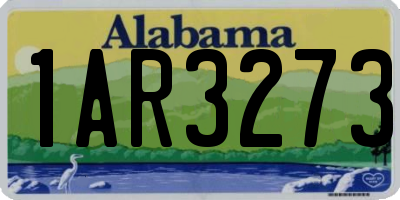 AL license plate 1AR3273