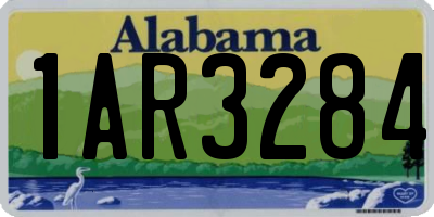 AL license plate 1AR3284