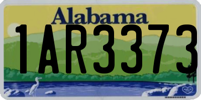 AL license plate 1AR3373