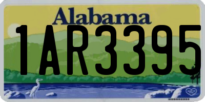AL license plate 1AR3395