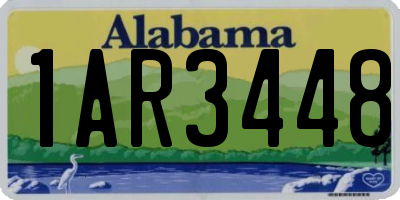 AL license plate 1AR3448