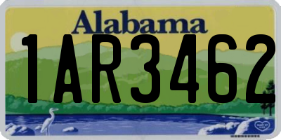 AL license plate 1AR3462