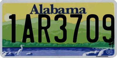 AL license plate 1AR3709