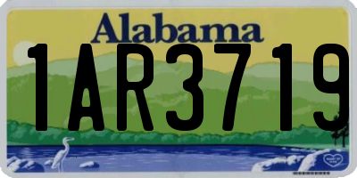 AL license plate 1AR3719