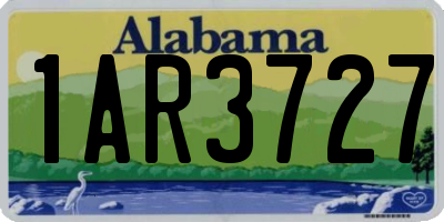 AL license plate 1AR3727