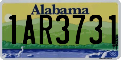 AL license plate 1AR3731