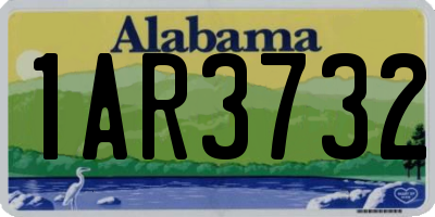 AL license plate 1AR3732