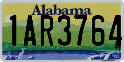 AL license plate 1AR3764