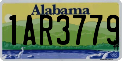 AL license plate 1AR3779