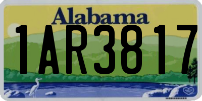 AL license plate 1AR3817
