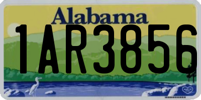 AL license plate 1AR3856