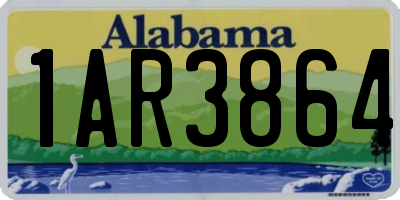 AL license plate 1AR3864