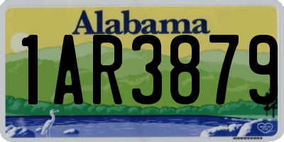 AL license plate 1AR3879