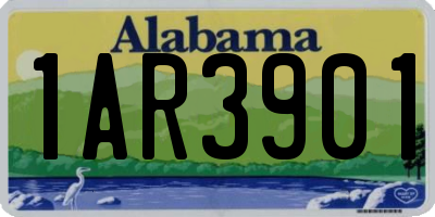 AL license plate 1AR3901